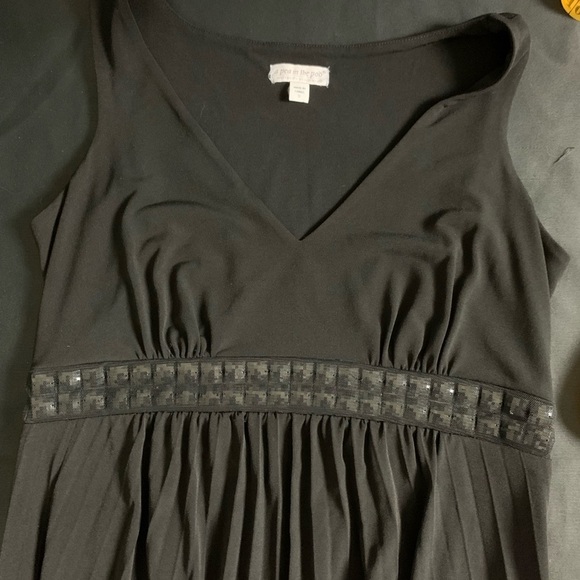 A pea in a pod maternity Black Sleeveless V-Neck Dress - Picture 8 of 8